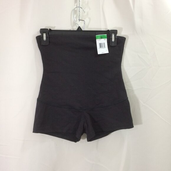NEW Maidenform FL2107 Shapewear Brief Boy Short High Waisted Black Large - Picture 4 of 5
